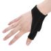 Finger Brace Left and Right Hand Breathable Kids Black Thumb Brace with Aluminum Bar for Tendinitis for Thumb Fracture(M)