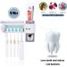 Buy SZRWD UV Toothbrush Sterilizer & Automatic Toothpaste Dispenser Set - USB Rechargeable Hygienic Holder for 5 Brushes | International Shipping Available - Buy Online on GoSupps.com
