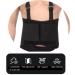 Adjustable Lumbar Back Brace Support Belt for Pain Relief & Recovery | Heavy Lifting Support - Black M - Buy Online on GoSupps.com