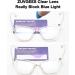 Buy ZUVGEES 2 Pack Women's Cute Oversized Cat Eye Blue Light Blocking Reading Glasses - Black & Transparent - 1.25x Strength - Stylish Computer Readers for All Ages - Buy Online on GoSupps.com