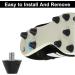 12 Pack Soccer Shoe Spikes - Replacement Spikes & Stollen for Optimal Performance - 5mm Thread Accessories - Buy Online on GoSupps.com
