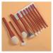 DFHBFG Cosmetic Brush 10 Sets of Brush Eye Shadow Brush Eyebrow Brush Halo Brush Single Full Set 1 D