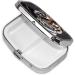 Shop Tiger at Rest 2 Compartment Pill Case | Cute Travel Pill Organizer | Small Purse Pill Box for Easy Travel Gifts - Buy Online on GoSupps.com