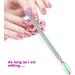 Stainless Steel Cuticle Pusher Dual Sided Nail Art Tool Edge Spoon Shaped Remover and Cleaner for Manicure Professional Grade Durable and Hygienic Ideal for Home and Salon Use - Buy Online on GoSupps.com