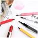 Lipstick Brush Travel Makeup Oval Magnifying Mirror Makeup Brush Tool Grey Wigs for Women Rosy Lips Travel Lip Brush Make up for Face Lip Liner Brush Portable - Buy Online on GoSupps.com