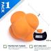 GSE Reaction Ball Training Kit for Baseball - Rubber Bounce Balls for Hand-Eye Coordination & Speed Reflex Training (White/Orange) - Buy Online on GoSupps.com
