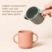 ROCCED Silicone Training Cup for Infants | 2 Handles, Easy Grip | Toddler Learning Cup | Baby Drinking Open Cups | 6 Months+ | 150ml/5oz - Sage - Buy Online on GoSupps.com