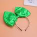 Minkissy Huge Bow Headband Candy Colored Hair Hoop Party Props Lovely Large Bowknot Hairband Party Props for Woman Girl(Green) - Buy Online on GoSupps.com