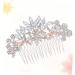 FRCOLOR 1pc Wedding Combs pearl comb barrette hair accessories for women wedding Crystal hair comb Wedding Hair Accessories bridal hair combs wedding headpiece bride rhinestones rose gold - Buy Online on GoSupps.com
