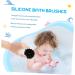 FRCOLOR Silicone Shampoo Brush - Kids Body & Baby Hair Scalp Massager Bath Tool - Buy Online on GoSupps.com