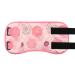 HISPROUT Casting oil pack for liver detoxification with adjustable Velcro fastener and oil-drained design made of skin-friendly bamboo cotton and waterproof powder tissue (pink roses)