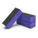 PrettyClaw | 12pc Disposable 3-Way Nail Buffer Blocks 60/60/100 Black Grit Purple Buffing Sanding Nail File 3 Sided