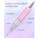 Professional Rechargeable Electric Nail Drill - 35000 RPM Cordless E-File for Acrylic Nails - Portable Manicure Pedicure Tool (Pink - Buy Online on GoSupps.com