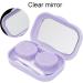 Yuyte Purple Contact Lens Container - Portable Holder & Storage Box for Safe Soaking | Perfect for Travel & Home Use - Buy Online on GoSupps.com