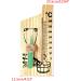 Wooden Thermometer & Hourglass Set for Sauna | Creative Design Pine Measurement (0-140 ) - Perfect Sauna Room Decor - Buy Online on GoSupps.com