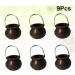 OFFSCH 9 Pcs Large Cooking Pot Halloween Candy Holder Mini Halloween Pumpkin Bucket Black Halloween Candy Bowl Halloween Candy Stands Cauldron Halloween Pendants Decorations Props Skull - Buy Online on GoSupps.com
