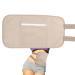 Lingjiong castor oil compress reusable bio-riginus oil packs for liver tox and helps with sleeping less disorder castor oil set (castor oil not included) Khaki