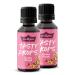GymQueen Tasty Drops Cookie Dough 2x30ml Flavour Drops without calories Cookie Dough 30 ml (pack of 2)