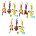 Abaodam 9 STK Cartoon toys baby bed bells toy for toddlers toys for toddlers bed toy toddler toys toys animal walks