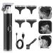 T Blade Trimmer Zero Gapped Trimmers 0mm Baldhead Hair Clippers for Men USB Rechargeable Clippers for Hair Cutting(Black)