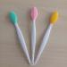 3pcs Soft Silicone Exfoliating Lip Brush Tool for Plump, Smooth & Fuller Lips - Double-sided Lip Brush Face Cleaning Applicator (Pink Yellow Green) - Buy Online on GoSupps.com