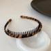 scicent Head Bands Adult Women Teeth Hair Band Comb Headband Non-slip Leopard Print Headbands Hair Accessories for Girls Brown Leopard Brown - Buy Online on GoSupps.com