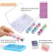 SanerDirect 104pcs Diamond Painting Tool Kit with Big Trays & Light Pens - Diamond Art Accessories for DIY Craft | Includes 28 Grids Storage Box - Buy Online on GoSupps.com