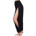 Lofbaz High Slit Yoga Harem Pants Women Dance PJs Maternity Trousers - Black - Buy Online on GoSupps.com