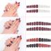 Press on Nails Set with Adhesive Tabs & Glue - Fake Nails Art Acrylic Tips with Cleaning Pads & Fimo Art - Perfect Stocking Stuffers for Women - Buy Online on GoSupps.com