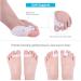 Hallux Valgus Rail & Nighttime Toe Straightener Brace - 6PC Soft Pain Relief Gel Toe Separators for Men & Women | Bunion Splint (S | 35-38.5) - International Shipping - Buy Online on GoSupps.com