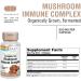 SOLARAY Organically Grown Fermented Mushroom Immune Complex 600mg - 100 VegCaps - Buy Online on GoSupps.com