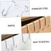 Hemoton 3pcs Wall Hangers for Clothes Cabinet Hook Over The Door Hanging Hooks Perforated Door Hat 7.5X6.5CM Silver - Buy Online on GoSupps.com
