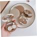 Healvian Lens Holder - 2 Sets Colorful Makeup Container | Miss Delicate ABS Round Lens Case - Perfect for Travel & Organization - Buy Online on GoSupps.com