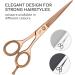 Professional Pamara Hair Scissors Set - Sharp Hair Cutting Shears for Men Women & Kids - Perfect for Styling Ponytails Beards & More - Includes Stylish Case in Rose Gold - Buy Online on GoSupps.com