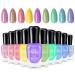 10 Pcs Non Toxic Nail Polish Set Quick Dry and Easy Peel Off Nail Polish Kit- Water Based Nail Polish for Girls Women and Teens KA-4