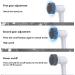Rofawee Electric Spin Scrubber Cordless Cleaning Brush ing Power Shower Scrubber with 4 Replaceable Cleaning Heads and 2 Adjustable Speeds for Bathroom Kitchen Floor Tile (White) - Buy Online on GoSupps.com