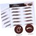 Healeved 4pcs Eyebrow Stickers Eyebrows Makeup Tools False 6d Mold Modify Water Transfer Paper with Ink - Buy Online on GoSupps.com