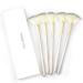 Facial Fan Brush Set - Pack of 5 Black | Multi-Use Makeup & Mask Applicator for Chemical Peel & Glycolic Masques - Buy Online on GoSupps.com