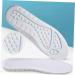 FOMIYES Sports Insoles - Height Increase Orthotic Gel Heel Cups & Anti-Skid Forefoot Pads | Breathable White Shoe Cushions (23.5 x 8.2 cm) for Ultimate Comfort - Buy Online on GoSupps.com