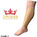15-20 mmHg Compression Shin Calf Sleeves - No Foot Zipper Design Large-X-Large Nude - International Shipping Available - Buy Online on GoSupps.com