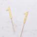 XOXOKristen 1st Birthday Cupcake Toppers in Gold Glitter First Birthday Number One Cupcake Picks for Boy and Girl 1st Birthday Party Cake Decorations Supplies food picks muffins - 24 Pack - Buy Online on GoSupps.com