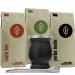 Mate Tea Set Organic 3 types of mate + double-walled stainless steel mate cup + bombilla + preparation instructions (black)