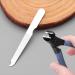 Nail Clippers for Thick Nails Wide Jaw Nail Cutter Toe Nail Clippers with Nail File Ultra Sharp Curved Splash Proof Trimmer for Adults Men Women Seniors Blue - Buy Online on GoSupps.com