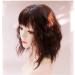 Clip-In Wavy Hair Topper for Thin Hair - 12.7 x 12.7 cm Synthetic Hair | International Shipping - Buy Online on GoSupps.com