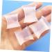 Lurrose Silicone Toe Valgus Separators - 2 Pair H-Shaped Splitter Bunion Corrector | Foot Adjuster & Protector - White 3x2.8cm - Buy Online on GoSupps.com
