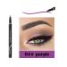 DNM Cat Eye Neon Liquid Eyeliner Pen - Waterproof Long-Lasting Black Eye Liner Pencil in Purple - Makeup Cosmetics Tools - Buy Online on GoSupps.com