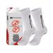Tapedesign - "Superlight - 1 pair of non -slip ultra -light football socks with rubberized knobs (unisex) - sports socks with grip for women and men - anti -slip football socks breathable white