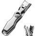 Nail Clippers with Catcher Wide Jaw Opening Anti Splash Nail Clippers Nail Cutter with Sharp Curved Cutter and Storage Box Beauty Supplies - Buy Online on GoSupps.com