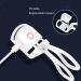 Portable Electric Eyelash Curler - Mini Thermal Curler with Temperature Detection & Rechargeable Design - Long Lasting Styling in White/Pink - Buy Online on GoSupps.com