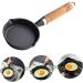 MAGICLULU Mini Omelet Pan Mini Frying Pan Egg Frying Pan Resistant to Burning Frying Pan Kitchen Frying Pan Household Cooking Utensils Rice Non Stick Pan Earth Cast Iron - Buy Online on GoSupps.com